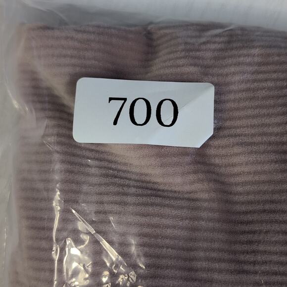 Victoria’s Secret Hoodie Womens XL Blush Ribbed Velour Velvet Cropped Pullover - Picture 10 of 10